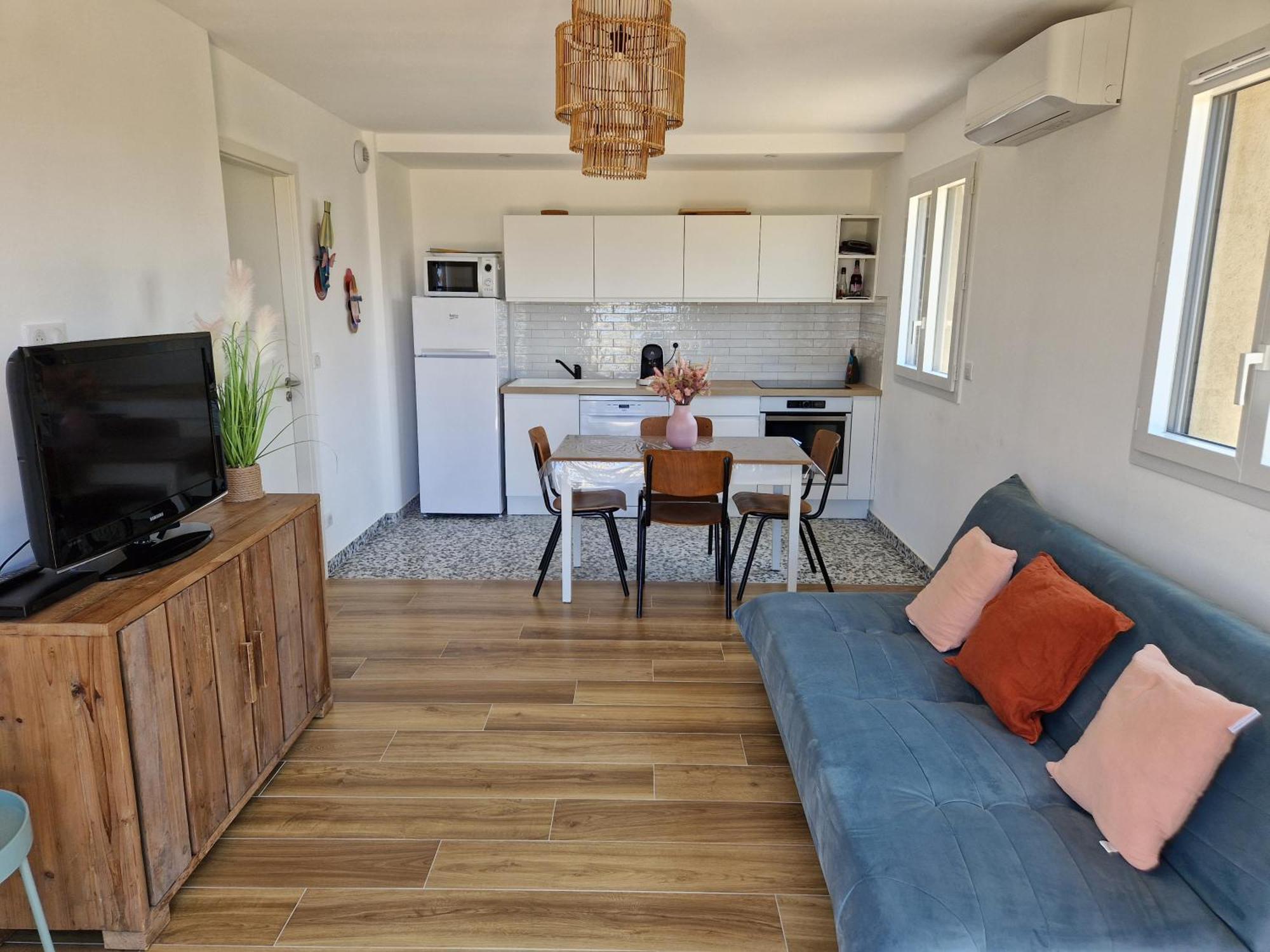 T2 Neuf Climatise Dans Villa A Corbara Exterior photo
